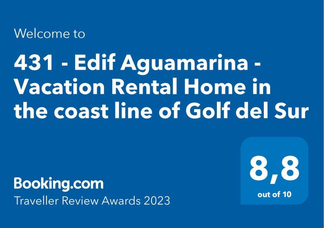 431 - Edif Aguamarina - Vacation Rental Home In The Coast Line Of Golf Del Sur San Miguel de Abona Exterior foto